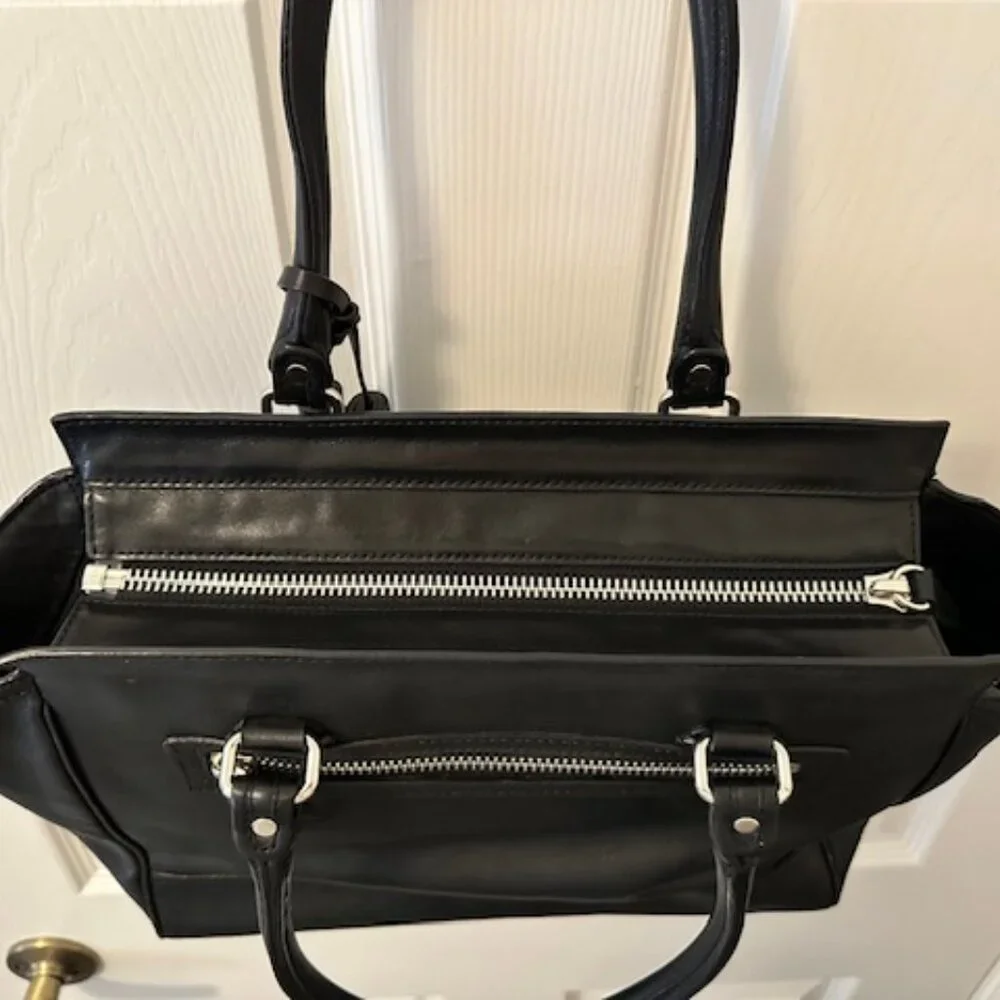 Coach Vintage Restored Legacy Candace Medium Carryall Black Leather-EUC - Picture 5 of 13